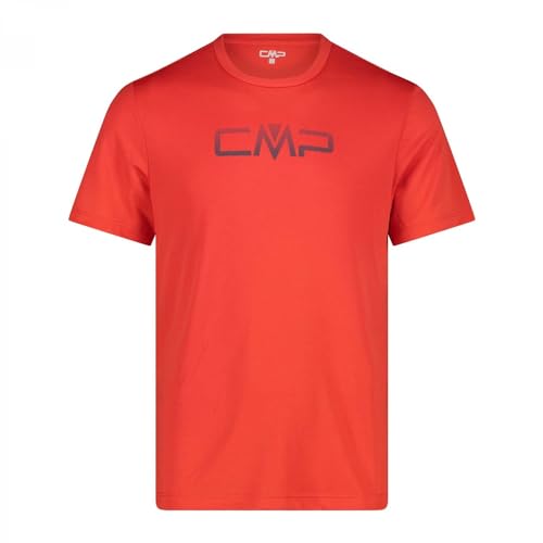 CMP Breathable And Lightweight T-Shirt, Man, Fire-Antracite, 54