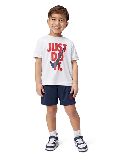 Image of Nike Boys' Dri-FIT Just Do It T-Shirt and Mesh Shorts 2-Piece Outfit Set