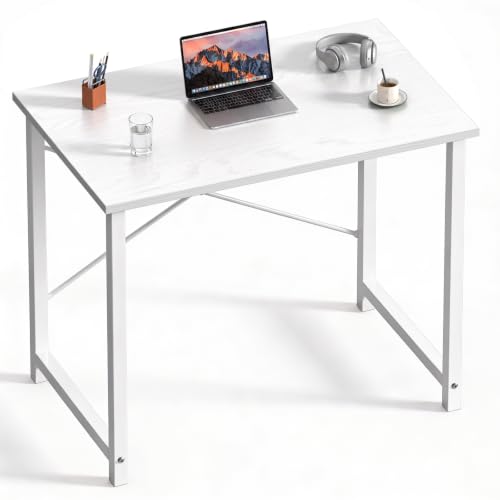 Image of DUMOS 32 Inch Small Computer Desk, Gaming Desks for Home Office Bedroom
