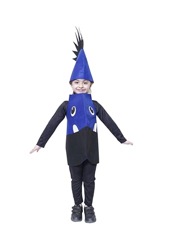 Image of Kaku Fancy Dresses Polyester Shark Fish Cutout For Kids, Water Animal Costume For Boys & Girls (Freesize /Only Cutout With Cap), Multicolor