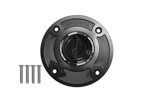 Accossato Benzindeckel mit schwarzer Note für Suzuki Sv 650 (650 cc) 1999