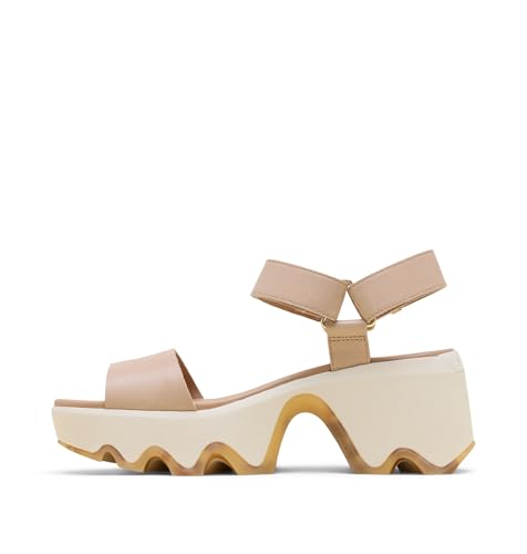 Sandalia con talón Sorel Kinetic Aura Y-strap mujer, olvida el dolor de pies al caminar con estilo 6