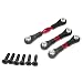 GPM Tamiya TT-01 Upgrade Parts Aluminum Completed Tie Rod with Screws - 3Pcs Set Red