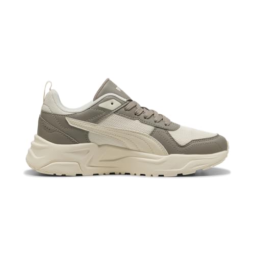 PUMA Erwachsene Trinity 2 Sneakers 44.5, Alpine Snow Mouse Gray White Beige – Ansicht 6