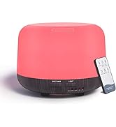 SPLITSKY Aromatherapy Essential Oil Diffuser - 300ml With Remote, 7 Color LED, Cool Mist Humidifier - View #6