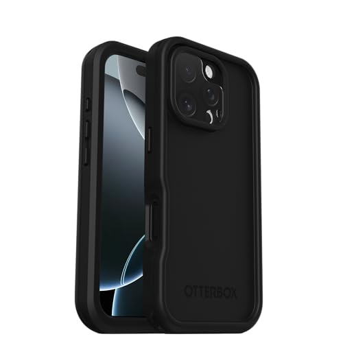 OtterBox iPhone 16 Pro FRĒ Series Waterproof iPhone Case - Black | MagSafe, Waterproof iPhone Case up to 2 Meters, IP68, Phone Case for Swimming/Snorkeling, Designed by LifeProof - image 3