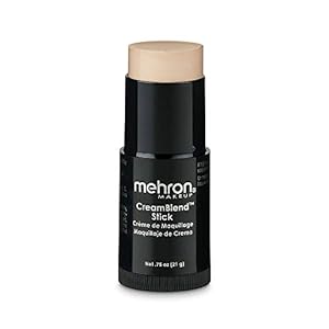 Mehron Makeup CreamBlend Stick | Face & Body Foundation | Full Coverage Professional Makeup Stick .75 oz (21 g) (Light 2)