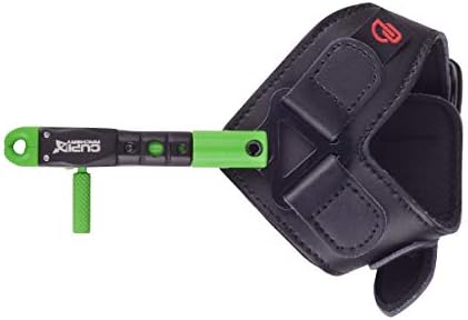 KAYDON Compound Bow Release Aid Trigger Archery Right Left Hand Adjustable Wrist Strap (Green)