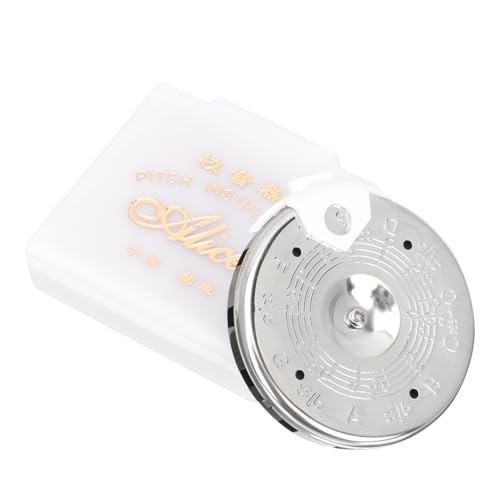 ibasenice 1 Juego Sintonizador Pedal De Afinador De Guitarra Pararse Diapasón Trombón Tubería Todo Tubo Soporte Para Violín Clip De Afinador De Guitarra Clarinete Bajo Silver Abdominales