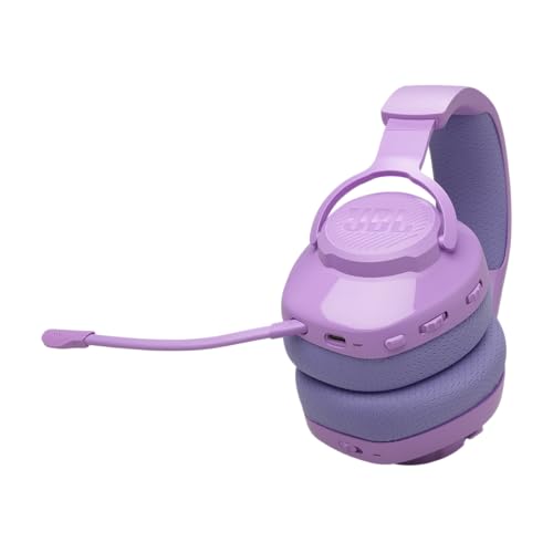 Casque gaming JBL Quantum 360 sans fil violet avec micro amovible