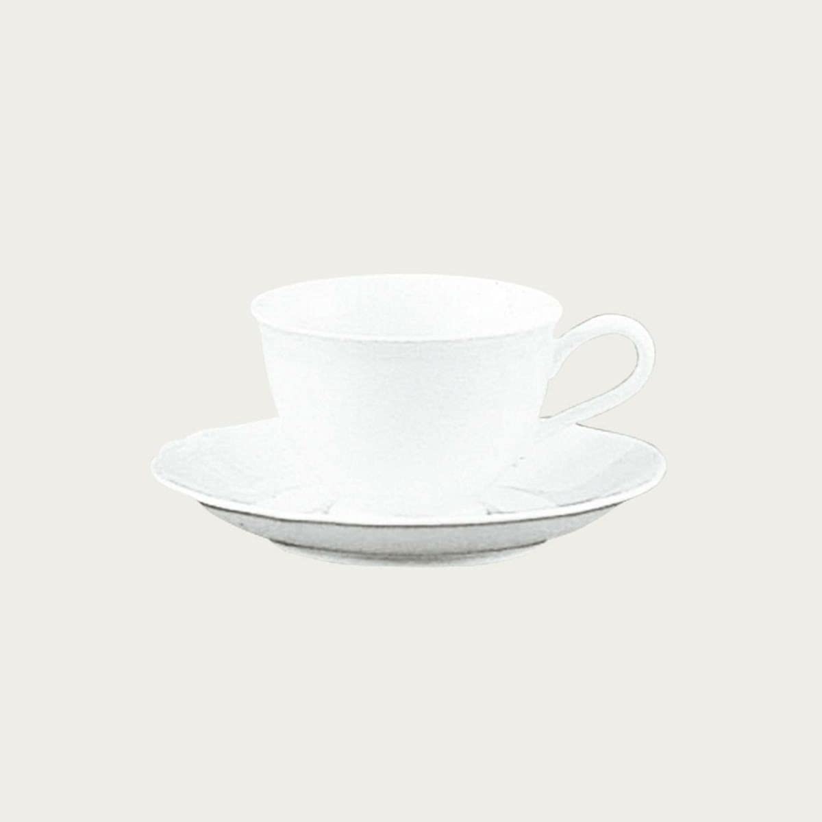 Amazon | ノリタケ コティホワイト シリーズ ティー・コーヒー碗皿