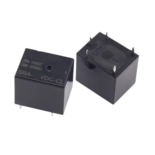 Relais de puissance 5V 12V 24V SRA-05VDC-CL 20A à 5 broches