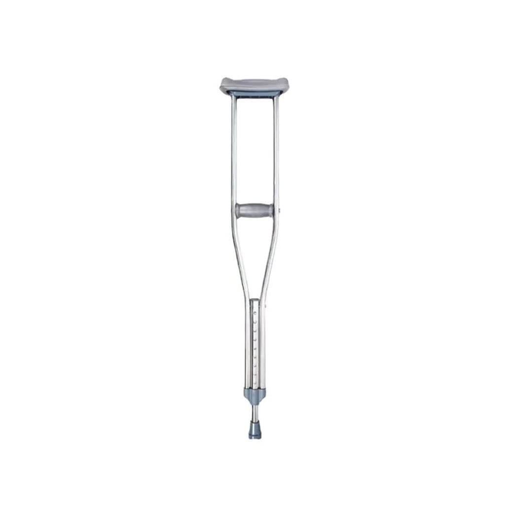 GCX- Muletas for Axilas de un litro de Acero Inoxidable Muletas Ajustables for Axilas for el hogar de Doble litro Muletas con absorción de Impactos (muleta única) Firma (Color : B)
