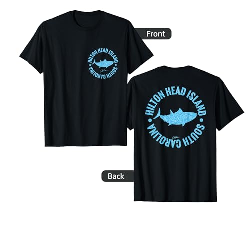 JCombs Hilton Head Bluefin Tuna 2-Sided T-Shirt