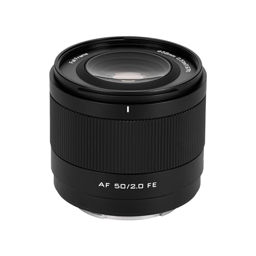 VILTROX 50mm F2 Vollformat Objektiv für Sony, AF 50mm f/2.0 FE Standard Prime Objektiv für Sony e Mount, FE Ultra-Compact e Mount für A7RV ZVE1 A7CR A7CII a7Ⅳa7RⅣ a6500 a6600 – Bild 3