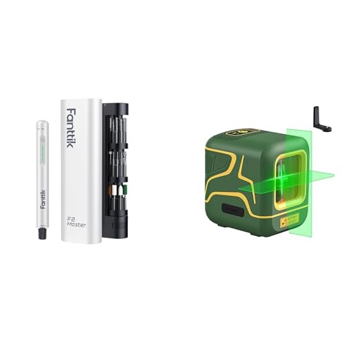 Fanttik F2 Master Mini Cordless Rotary Tool Kit 4V & Fanttik D2 Pocket Green Laser Level