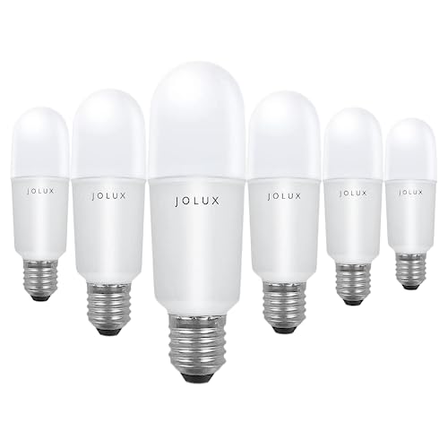 Jolux led Stick Lights for Enclosed Fixture,Led bulbs100 Watt Equivalent,3000K Warm White,1500 LM,E26 Medium Screw Base,High Lumen Light Bulb,Non-Dimmable, 6 Count (Pack of 1).........