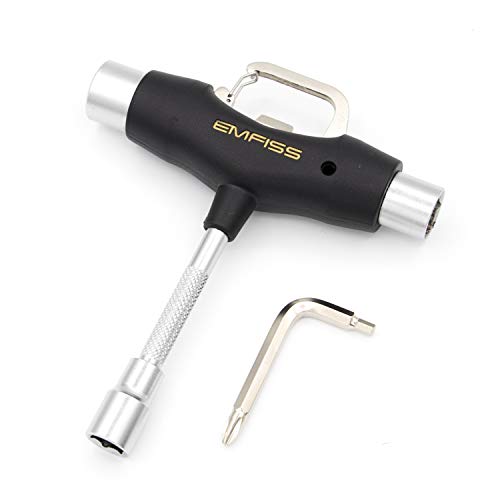 Emfiss Skate T Tool For Skateboard Longboard With Griptape File And Bottle Opener #TOP30