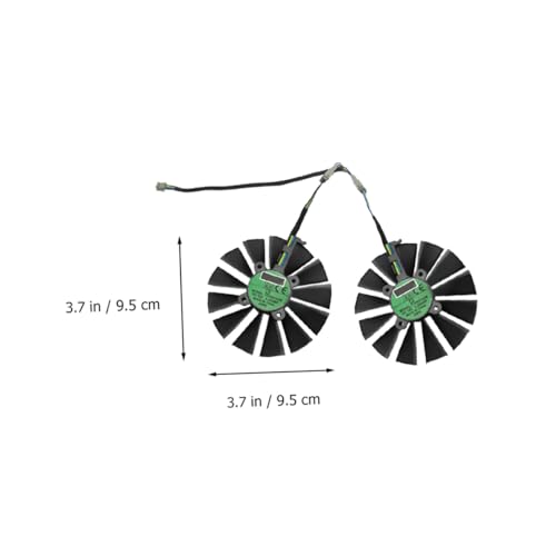 Ventilador reemplazo para GPU Angoily 1 par miniatura 2