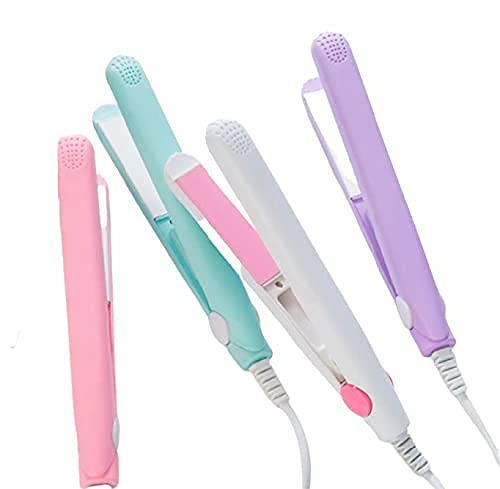 Mini Chapinha Prancha De Cabelo Portátil Para Bolsa Bivolt Cor: Branco