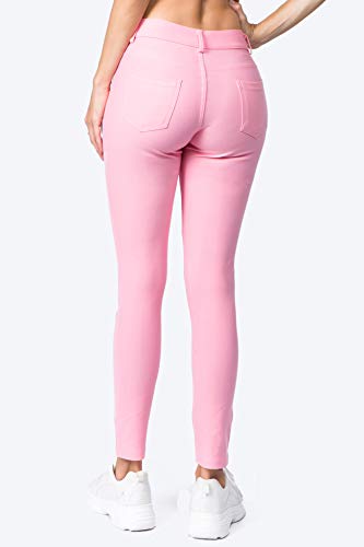 Image of YELETE Women's Basic Five Pocket Stretch Jegging Tights Pants