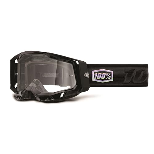 100% Racecraft 2 MX & MTB Goggles Topo Clear Lens