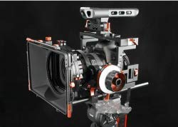 GOWE DSLR Cage Follow Focus Handle w/HDMI Clamp for 5D/7D/GH3