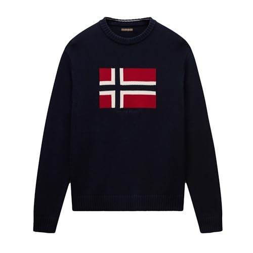 Napapijri Mura suéter homme pull en maille stretch pour l'hiver