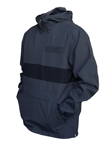 Smart People Clothing Security Zipped Pocket Anorak with Reflective Decoration Front and Back