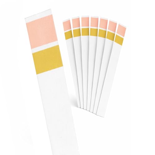 ECENCE Tiras de prueba pH 100 unidades, papel para prueba de tornasol, rango de medición 4,5 9, indicador papel universal, test de ácidos para acuarios, agua potable