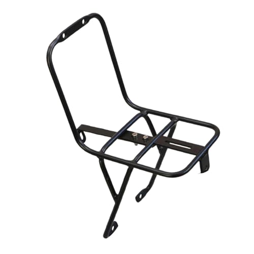 LOVIVER Fahrrad-Frontträger, Gepäckablage, Gepäckträger, Metall-Gepäckträger, Kofferraum-Halter für Picknick, Fernradfahren, Faltrad, V-Typ-Bremse