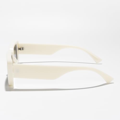 Trendy Retro Small Square Sunglasses for Men Women Fashion Metal Frame Shades for Driving Travel Daily Stylish Wear UV4003