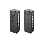 Jardhom S159 GPS Drone Battery 2200mAh - 2 pcs x 7.4V Intelligent Replacement Batteries Quadcopter Spare Part Extended Flight Power Solution (Black-2)
