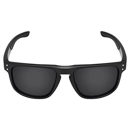 Image of Mryok Polarized Replacement Lenses for Oakley Holbrook R OO9377 55mm Sunglasses, HD Polarized, UV Protection, Impact Resistant & Perfectly Fit - Stealth Black