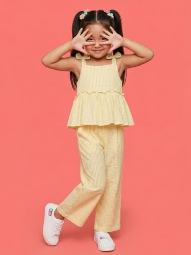 Image of Nautinati Girls Printed Top & Shorts Co-Ord Set | Age 2-10 Years