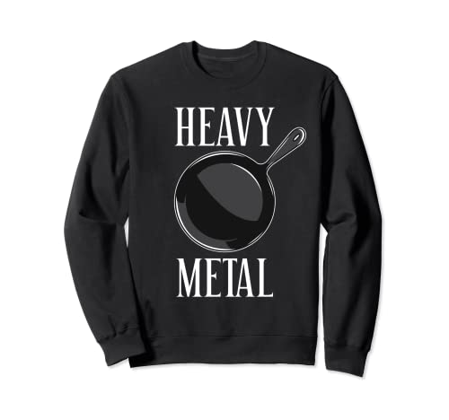 Utensilios de cocina de hierro fundido de metal pesado Cocina divertida Sudadera