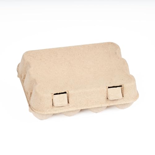 30 Pcs Quail Egg Cartons,3x4 Dozen Dozen Egg Box,Blank Natural Color Pulp Paper Eggs Container Reusable Egg Storage Tray for 12 Count Quail Egg Carton Storage Strong Tray for Refrigerator