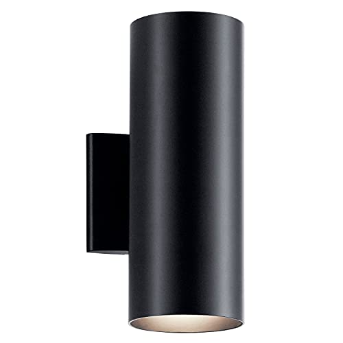 Kichler Lighting 9244BK Two Light Outdoor Wall Mount, Black Kichler Lighting 9244BK Two Light Outdoor Wall Mount, Black