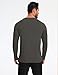 GYS Men's Pajama Top Bamboo Viscose Cloud-Soft Long Sleeve Loungewear Moisture-Wicking Relaxed Fit Sleep Shirt, Deep Grey, X-Large