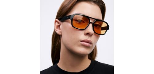 Image of Meller by Lenskart | SHIPO | Full Rim Sunglasses | Large Square Frame | Polarised and UV Protection | Contemporary Styles for Men & Women | Designed in Barcelona