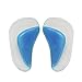 Hunpta Lot de 2 semelles orthopédiques en gel pour la fasciite plantaire pour les enfants de 3 à 9 ans bleu