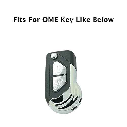 BROVACS Silicone Cover Protector Case Holder Skin Jacket Compatible with CITROEN 2 Button Flip Remote Key Fob CV4311 Light Green - Image 4