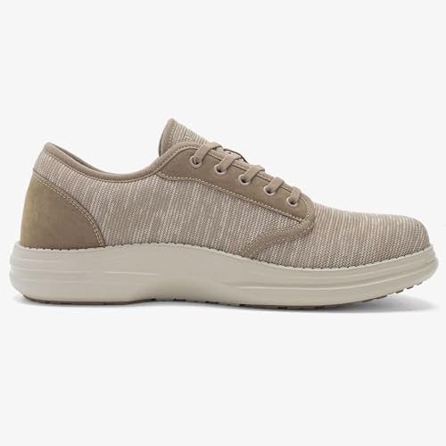 Image of 1TAZERO Mens Wide Width Slip On Shoes with Arch Support Insoles Men Lightweight Casual Loafer for Elderly & Wide Feet Plantar Fasciitis Walking Shoes