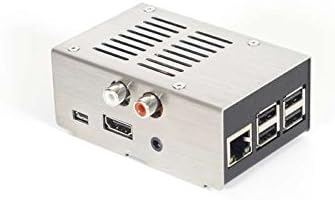 Steel case for HiFiBerry DAC+, silver cover