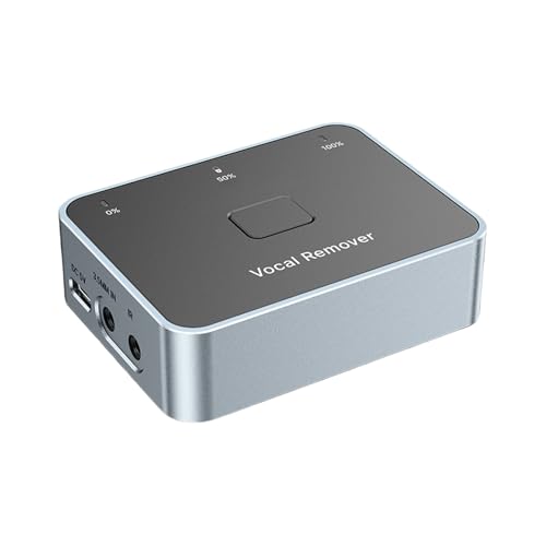 Adaptateur isolation vocale studio double jack interfaces sonores et convertisseur karaoke