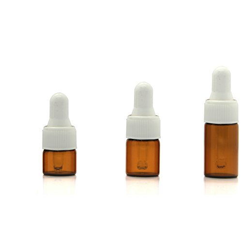 Bottiglie di olio essenziale in vetro ambrato da 1...