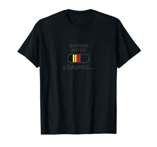 Flag Belgium T-Shirt, Black