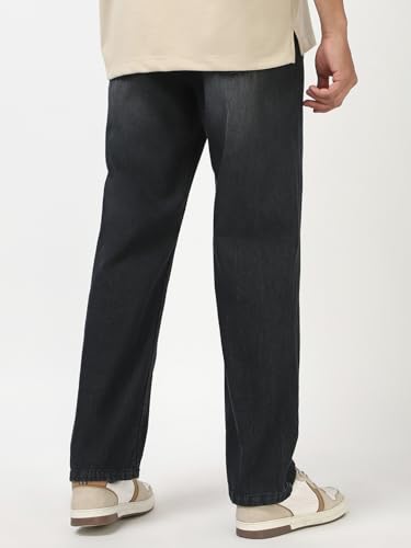 Image of Bewakoof Men's Baggy Fit Jeans