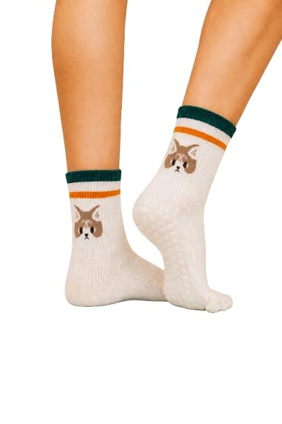 Instinct Theory Grip Socks Ankle Length Grip Socks for Men & Women | Anti-Slip Cotton Socks for Yoga, Gym & Training | Breathable, Stretch Fit & Sweat Absorbent-image-14
