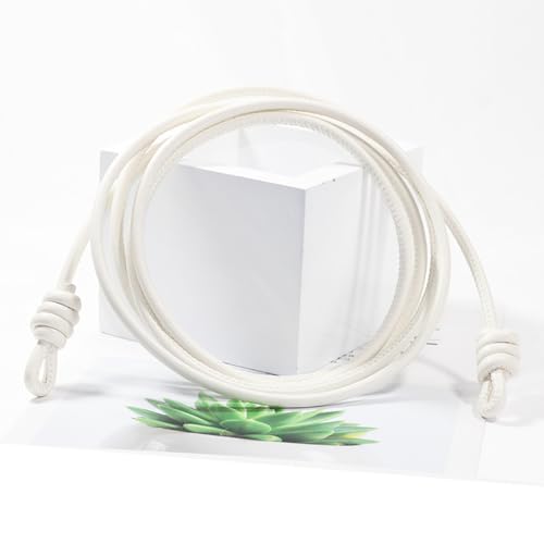 Round Knotted Leather Rope Belt Women Tie Waist Strap Long Thin Waist String Rope for Dress3